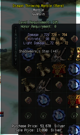 Gear randomization roll range inspect