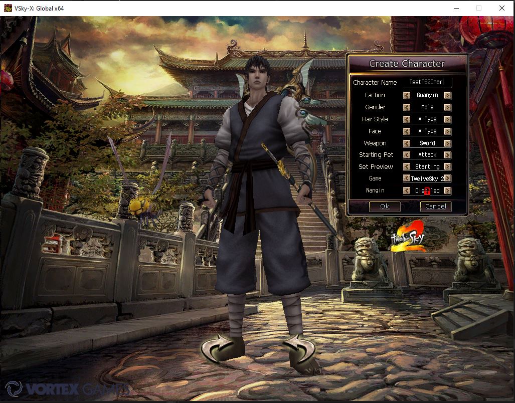 Twelve Sky 2 Character Creation