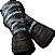 Navy Silk Gloves