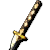 Gold Plated Katana